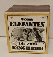 10 101 DDR Dia Film ELGO-Film „Vom Elefanten bis zum Känguruh (105)“