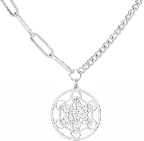 Metatrons würfel halskette - metatrons,