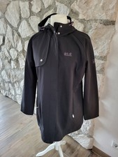 JACK WOLFSKIN Softshell Mantel Jacke Parka in schwarz Gr. XL Damen Stormlock NEU