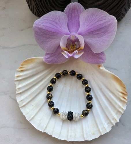 Armband perlen rund - armband,
