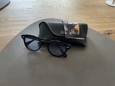 Moscot Lemtosh, Gr.49, Schwarz, Blaue Gläser