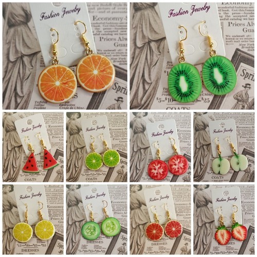 Ohrringe obst gemüse - ,