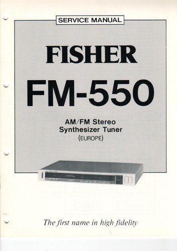 Fisher 550 service - -,