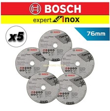 Bosch Expert für Edelstahl Schneidscheiben-Set x5 76 mm superdünn 1 mm