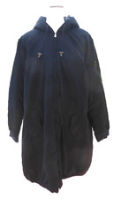 Long Jacke Mantel XXL ? dunkelblau blau Kapuze leicht wattiert Damen Longjacke