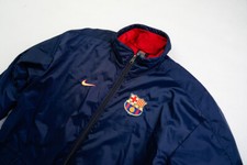 Nike FC Barcelona FCB Stadion Jacke Vintage Sport Jacket Barca Fussball Futbol L