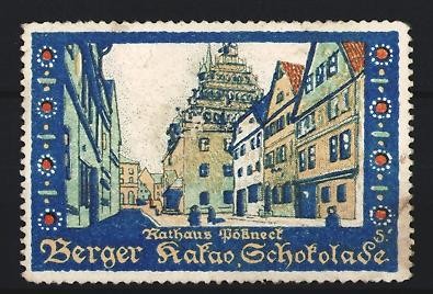Reklamemarke pößneck - reklamemarke,