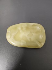 Aschenbecher ONYX? Naturstein, Marmor,  Vintage Grün, Aus Nachlass 