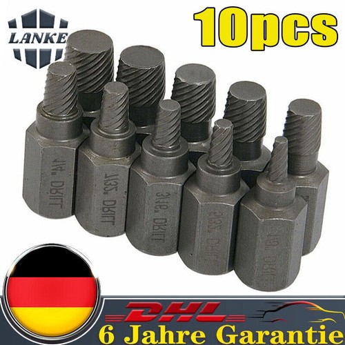 Screw extractor set - screw,