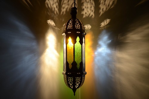 Orientalische lampe mehrfarbig - orientalische,