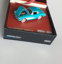 1958 Chevrolet Corvette - Tropical Torqoise ** Greenlight UTH Club Car  1:64
