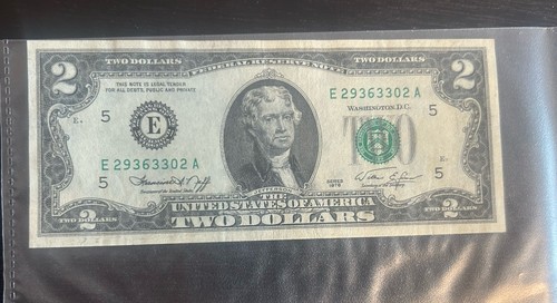Unzirkuliert zwei dollar - unzirkuliert,