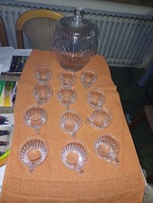 Bowle Set mit 12 Gläsern