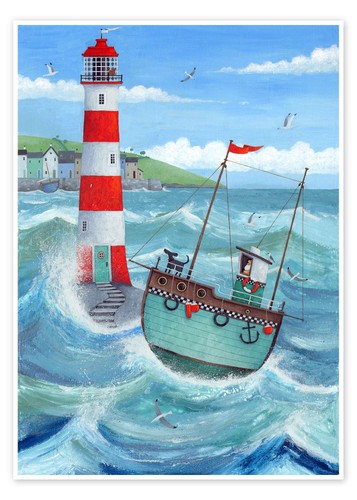Poster leuchtturm peter - leuchtturm,