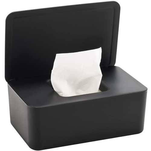 Feuchttücher box schwarz - box, mit