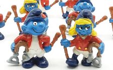 Schlumpf 20433/32 Reiterschlumpf/ine Smurfs Horseman/woman Pitufo Schleich