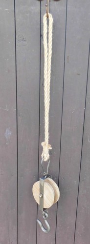 Flaschenzug haken eisen - -,