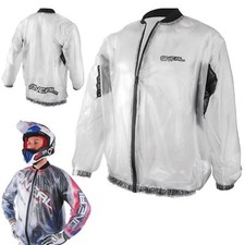 O'Neal Splash Regen Jacke durchsichtig wasserfest Moto Cross Enduro MX MTB DH