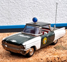 Chevrolet Corvair Polizei Modell Auto altes Blechspielzeug selten top 16 cm