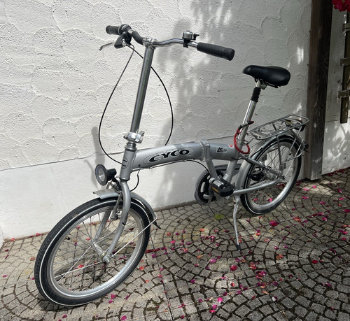Cyco faltrad silber - silber, 3-gang