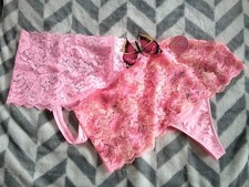 Chices JANINA  Panty - Set / String  Fb . Rosatöne  Gr . M  NEU !