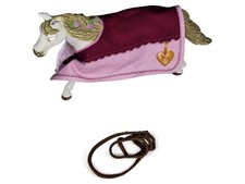 Schleich Pferd mit Decke