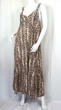 Hippie Maxikleid Animal Print