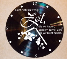 Zeit Wanduhr Schallplattenuhr Schallplatte Wanduhr Vinyl 