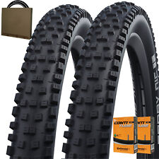 2x Schwalbe MTB Reifen Mantel Nobby Nic HS602 Addix 26-29" m/o Conti Schläuche