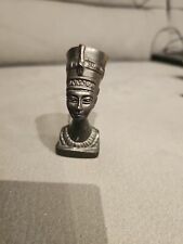 Ägyptische handgeschnitzte Nofrete Büste Statue 8cm