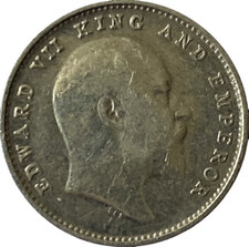 Münze 2 Annas Indien 1910