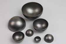 Halbkugel Stahl roh 2mm - rund halbe Kugel Stahlkugel Zierkugel Blech Schale