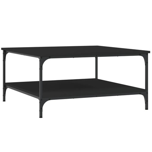 Couchtisch schwarz 80x80x40 - couchtisch,
