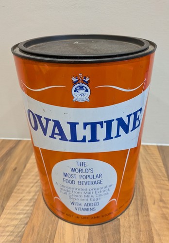 Vintage ovaltine dose - ovaltine, groß