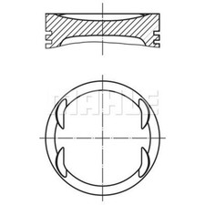 MAHLE Kolben für Opel Irmscher Astra G CC F48 F08 1.6 16V F35 T98 J96 1.6i