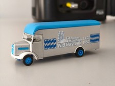 ALBEDO Oldtimer 50er MAN "130 Jahre Weißwurst" H0 1:87 OVP /unbespielt v. 1987