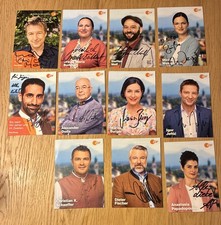 11 Autogrammkarten ZDF Die