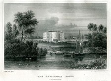 The Presidents House, Washington - Stahlstich