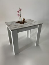 Esstisch Tisch Esszimmertisch Küchentisch Canyon White Pine Weiß 86x60cm NEU