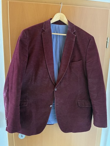 Herren cord sakko weinrot a - cord, c&a