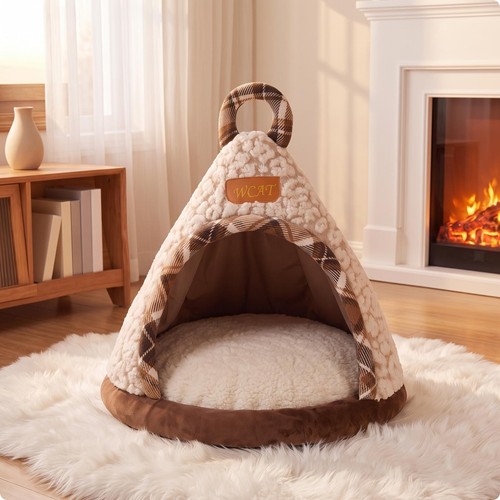 Enclosed pet bed indoor - pet,