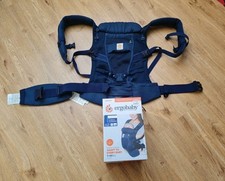 BABYTRAGE ERGOBABY BAUCHTRAGE ADAPT CARRIER DEEP BLUE COOL AIR MESH OVP TOP