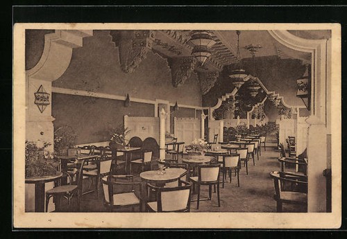 Hamburg ansichtskarte hotel - hamburg,, ansichtskarte,