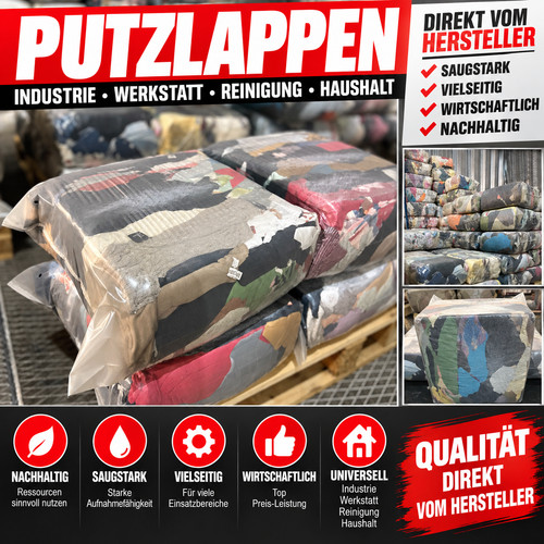 Putzlappen trikot bunt - putzlappen, kg