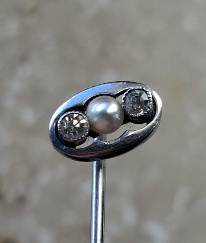 Krawattennadel perle mit - perle,