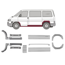 12x Reparaturblech Set für