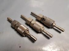 3 Stück Profi Messing Druckluft Schnellkupplung NW768 Schlauch 6mm Bundeswehr