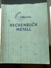 Rechenbuch Metall - Europa Lehrmittel