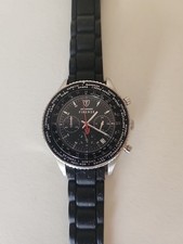 Herren Armbanduhr Chronograph Detomaso Firenze schwarz