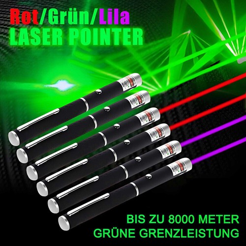 Laserpointer grün rot bis - grün, rot,